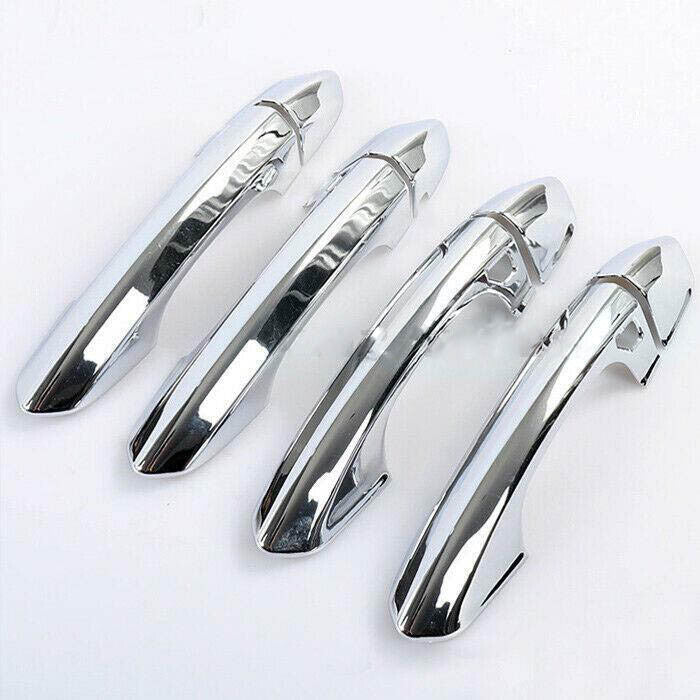 Chrome Door Handle Cover Trim Set Fit  for ford  Edge 2015-2024 Q