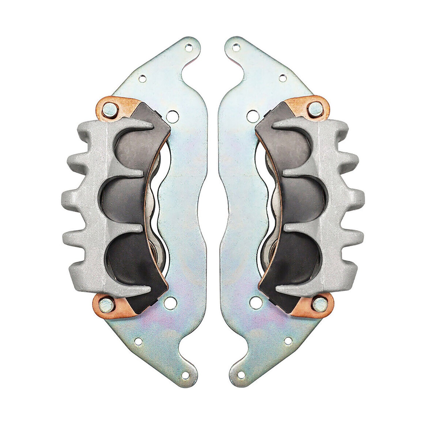 2PCS Front Brake Calipers With Sintered Pads 1912473 For RZR Turbo 2016-2021