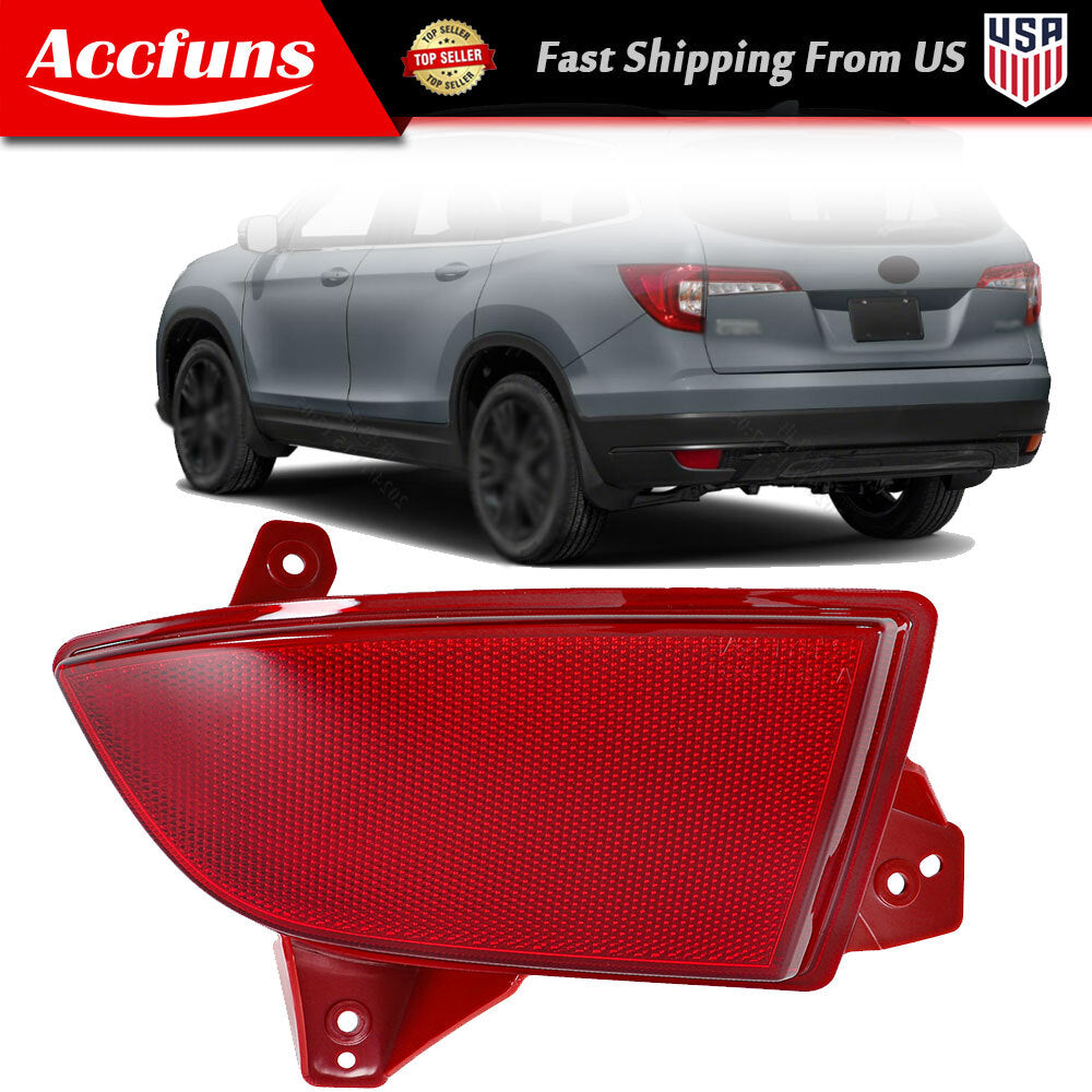 Suitable for 2019-2022 for Honda Pilot models, left bumper reflector assembly. n