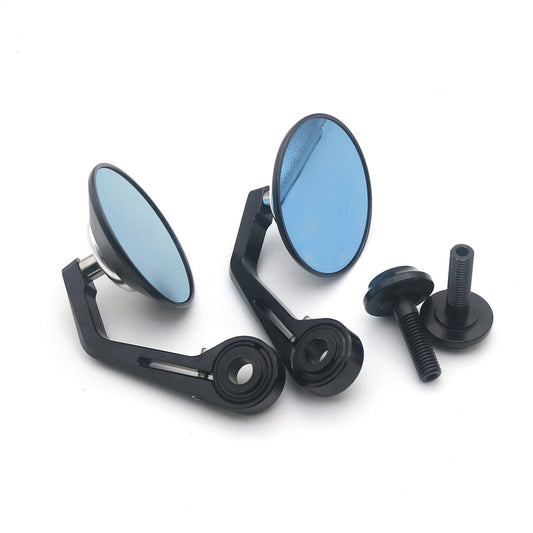 Black CNC Handlebar end Round Side Mirror M12 Bolt for BMW R nineT HP4 S1000R Q