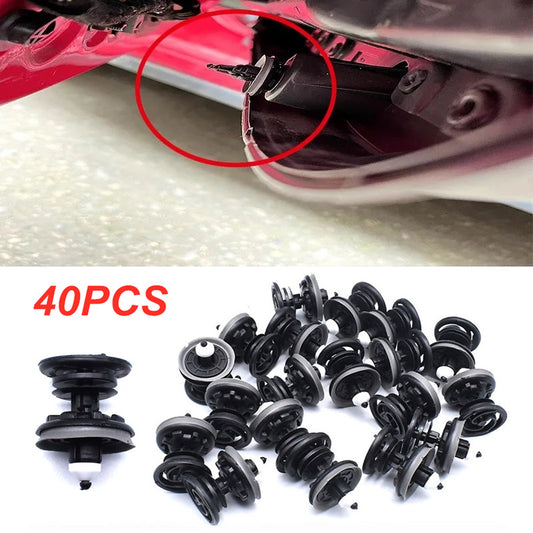 40X for Audi A1 for A4 for A5 for A6 A7 Door Card Clips Trim Panel Mounting Fastener Screws