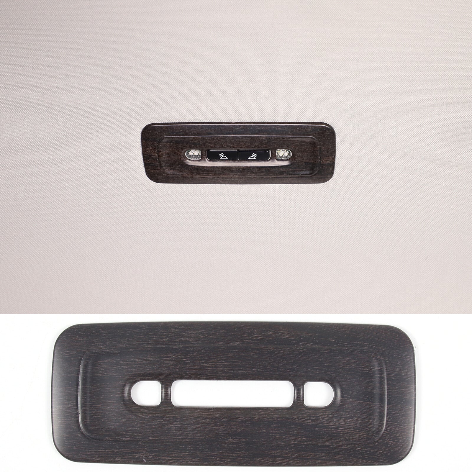 Carbon fiber interior door panel sticker cover decoration suitable for Corvette C6 2005-2013- v