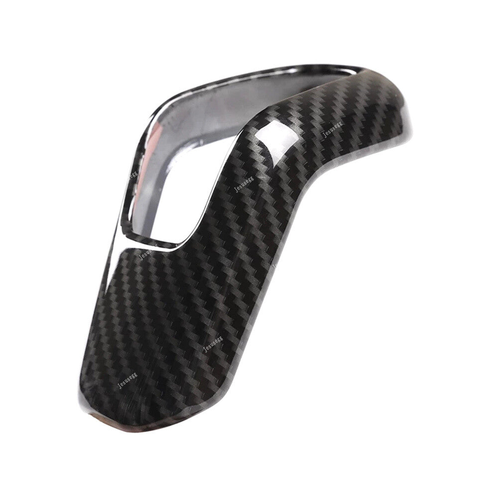 Carbon Fiber Gear Shift Knob Trim Head Cover for Land Rover Range Sport 2018-20 Q