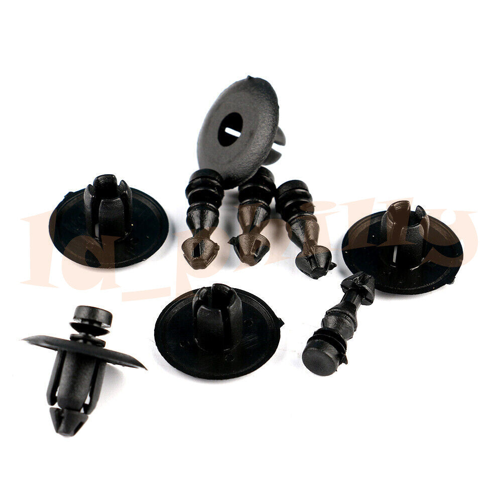 50x for Chrysler for Dodge Plastic Door Trim Panel Clip Push Retainer Fastener Black