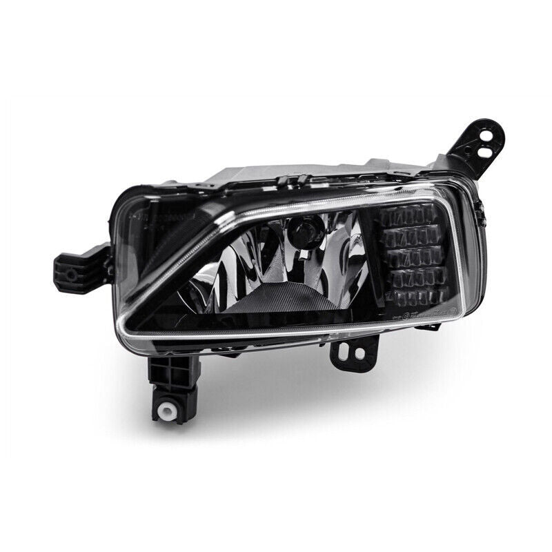 Left Front bumper Fog Light LED Black Lamp for Volkswagen for VW Polo 2018-2021