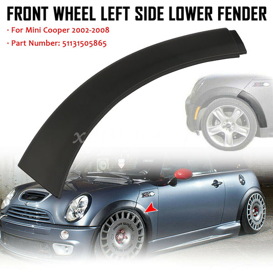 Car Front Left Side Wheel Lower Fender Arch Cover Trim for Mini Cooper 2002-2008