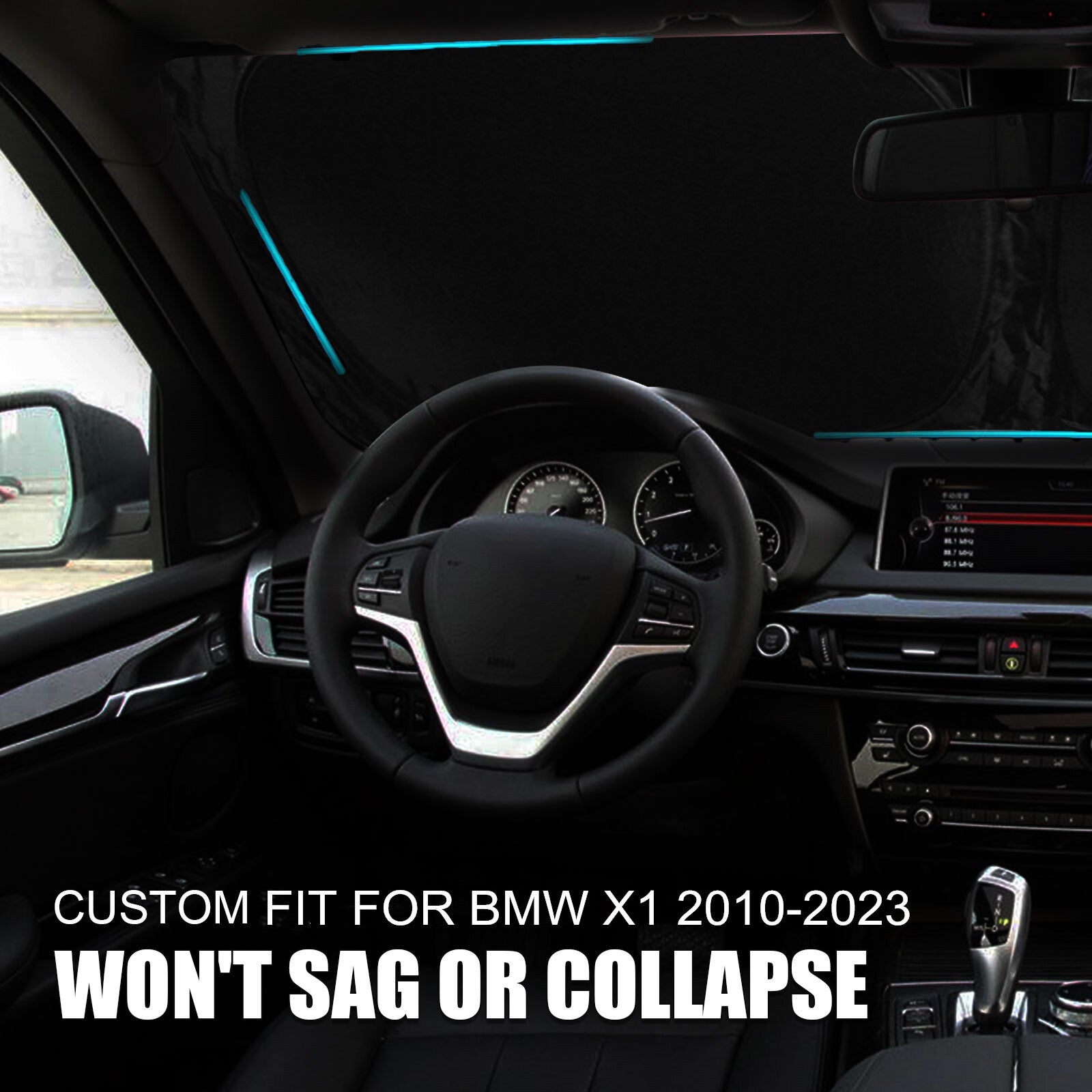 Suitable for 2010-2023 X1 E84 F48 F49 U11 car windshield sunshade, foldable sunshade. n