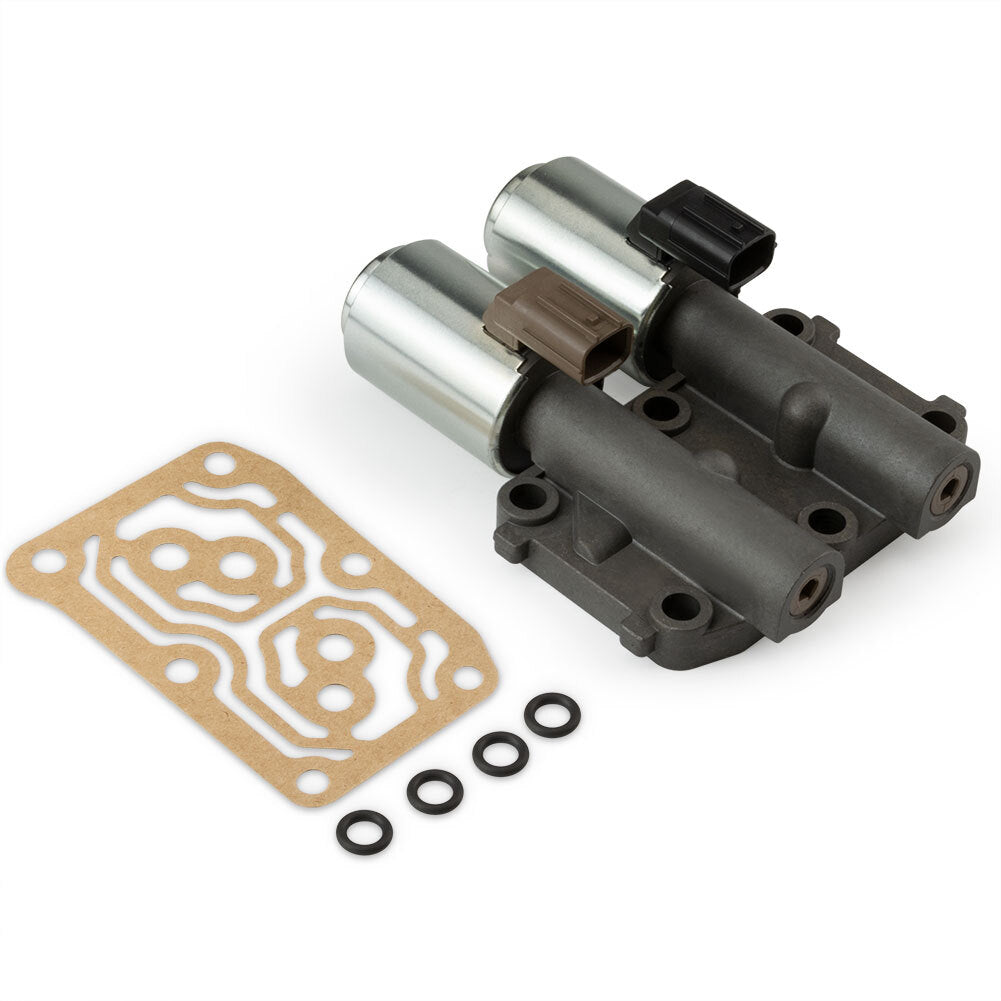 Dual linear solenoid valves for Honda Accord, CR-V, for Acura RSX, and TSX transmissions. v