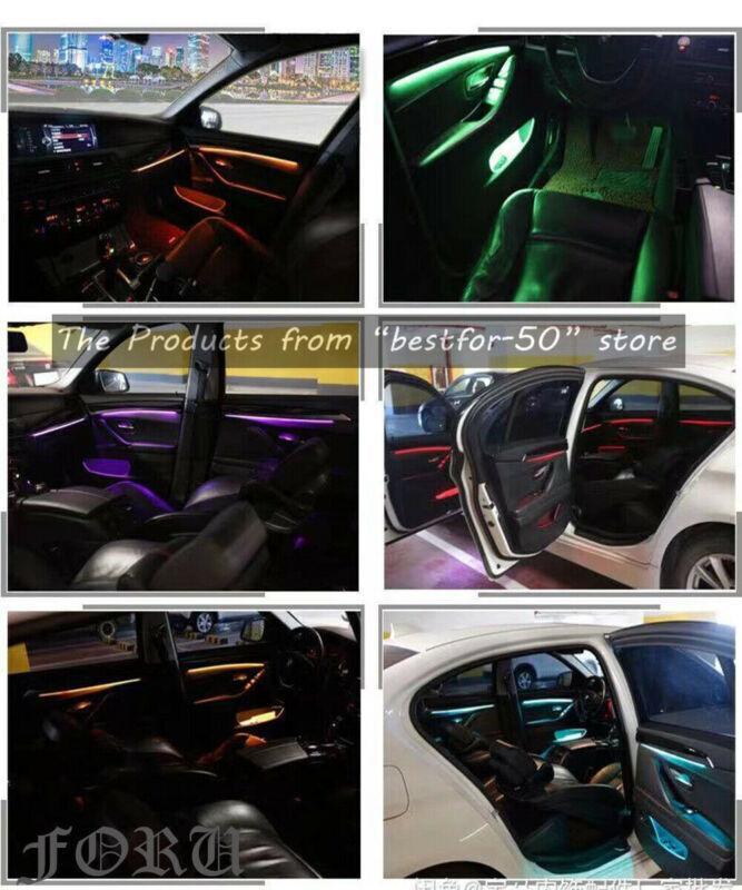 12-Color Interior Door Ambient Light For BMW5-7 series F10 F11 F18 F02 2012-2017