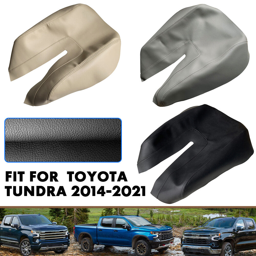 1 piece fits 2014-2021 Tundra center console cover armrest protector, skin-toned beige. n