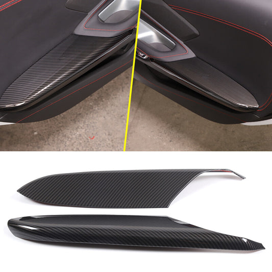 Carbon ABS Steering Wheel Wrap Around Column Base Cover for Subaru WRX STI 2022-24- v