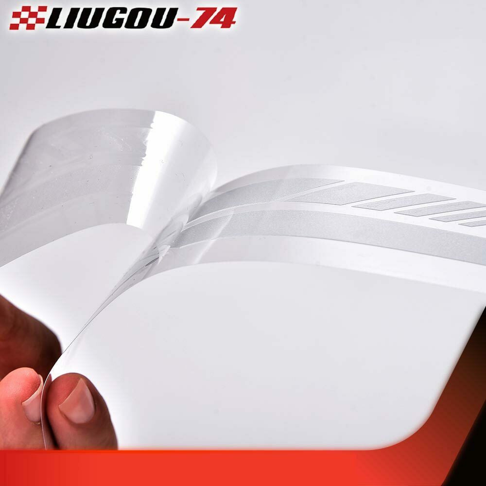 Suitable for car accessories silver rearview mirror 5D sticker vinyl stripe decal kit