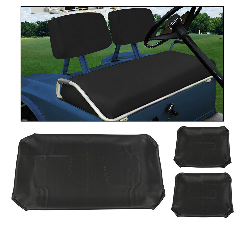 3x Front for Seat Cover Accessories For Club Car for DS 1982-2000.5 for Golf Carts Leather