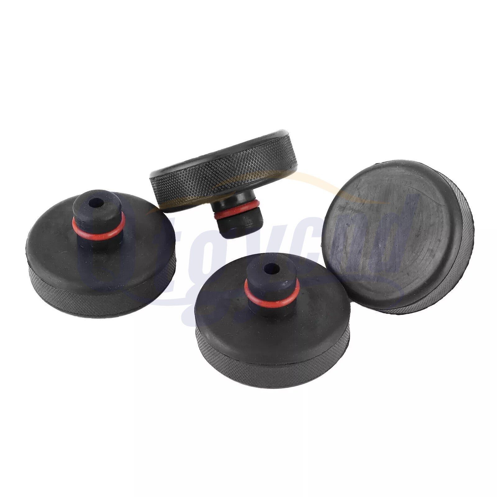 New 4Pcs Rubber Jack Lift Pad Adapter Tool Black Fit for Tesla Model 3/Y/S/X
