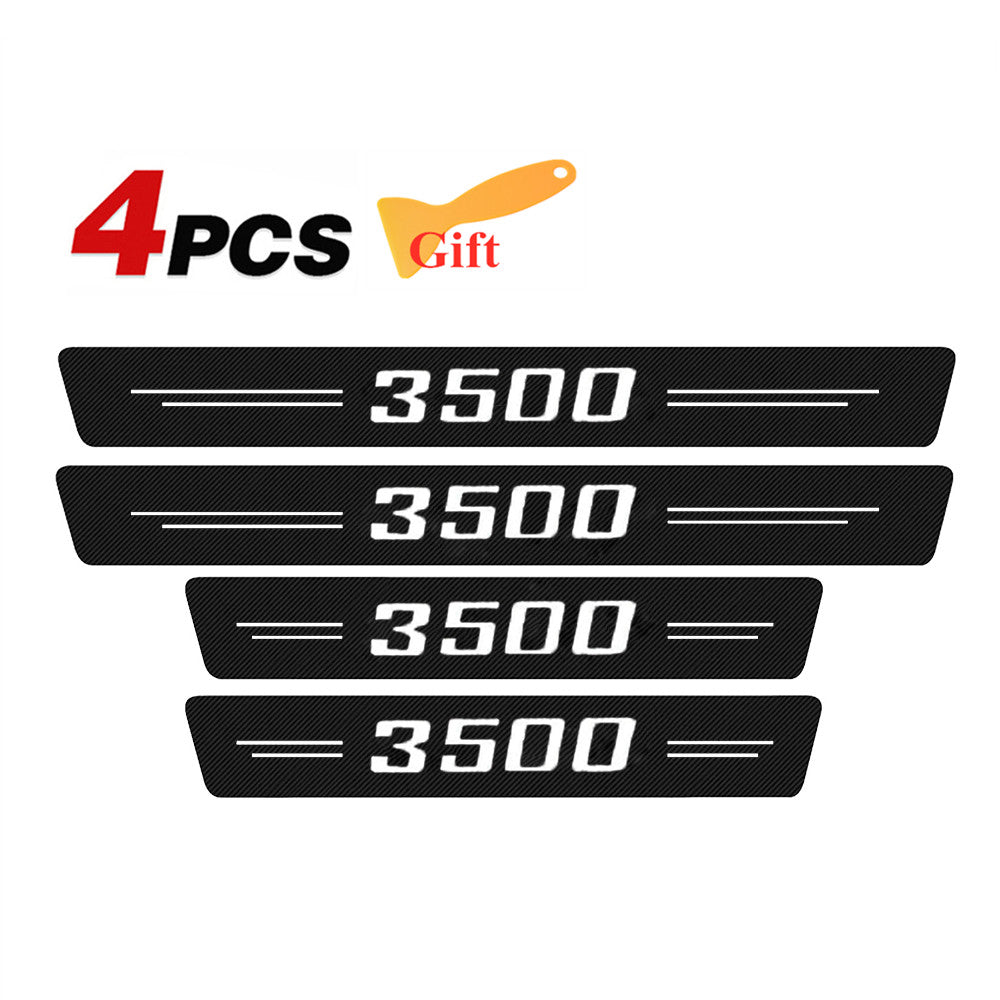 4-Piece Protective Cover for Silverado 3500 High Definition Cab White Door and Window Pedal Covers n