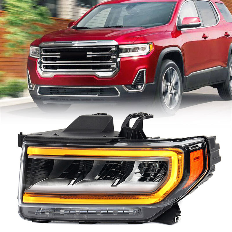 Applicable to 2020-2023 for GMC Acadia SL/SLE/SLT/Denali LED headlights drive side LH