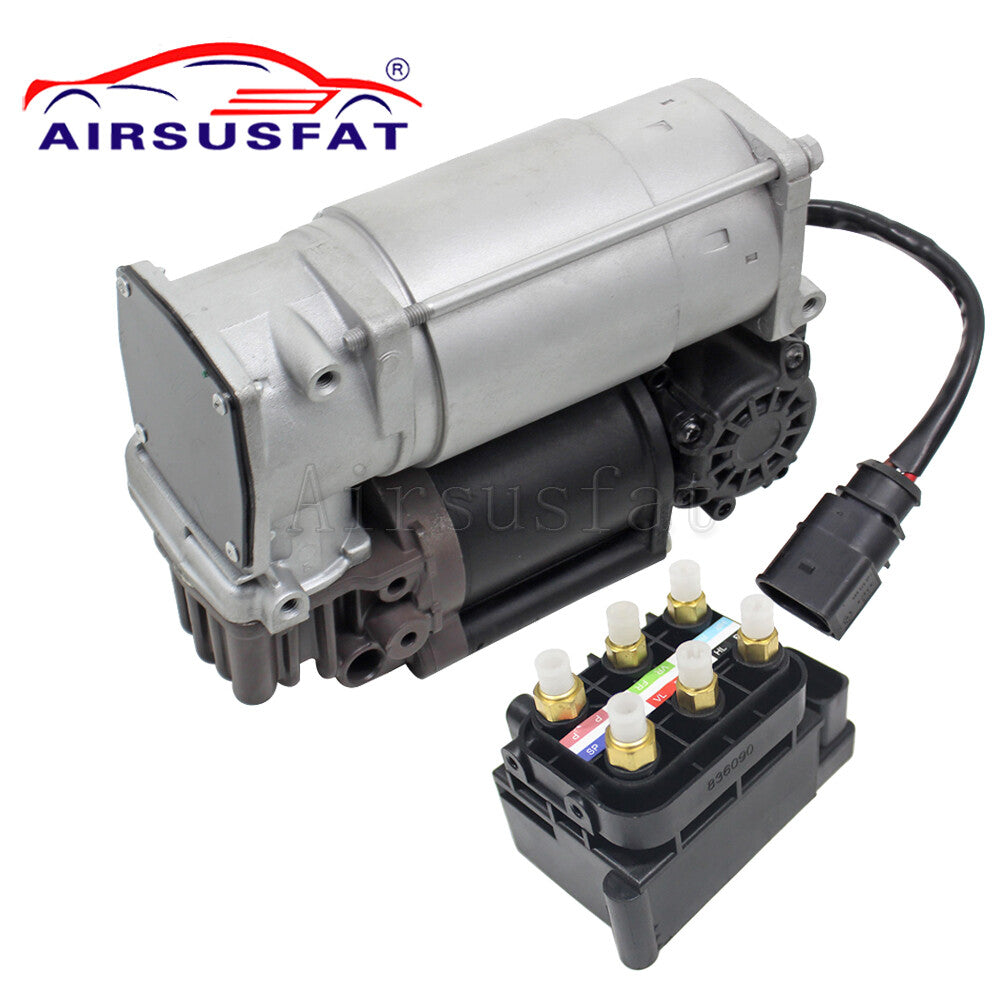 Air suspension compressor + valve for seat for Audi for A8 D4 A6 4G A7 Quattro (2011-17)