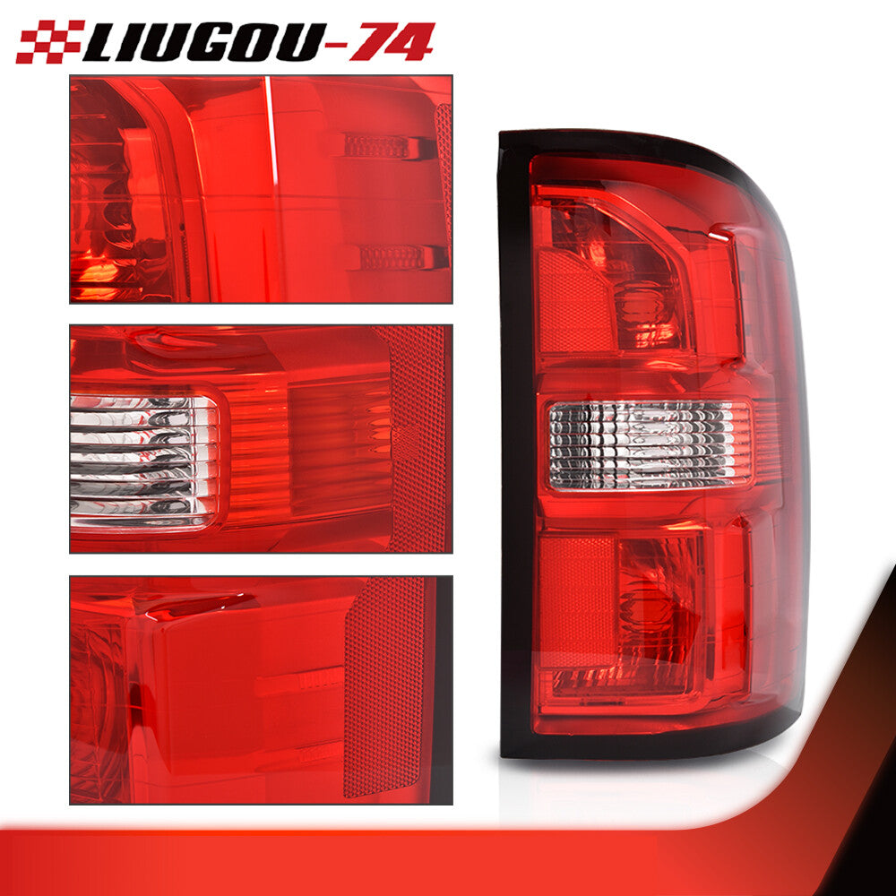 Fits 14-18 for GMC for Sierra 1500 2500 3500 Tail Light Brake Light Right Grip Passenger Side - v
