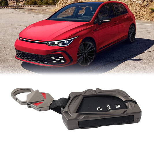 3 Button Key Shell Cover Fob Black for VW Polo ID.3 Atlas for Seat Leon for Cupra Born Q