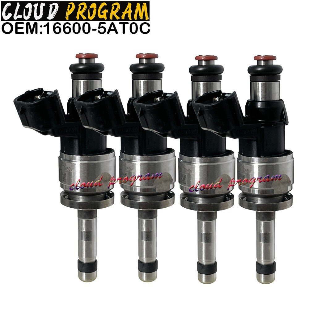 4PCS NEW Fuel Injector 16600-5TA0C 2020-2022 For Sentra 2.0L L4 - Gas v