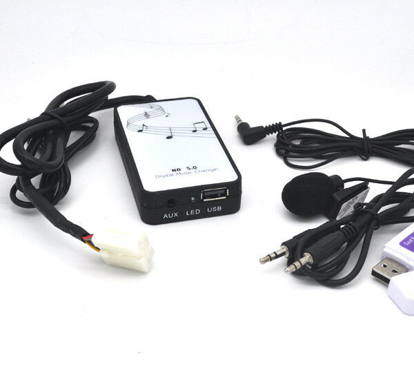 Bluetooth HandFree wheel steering contro AUX Adapter for Honda Odyssey Pilot Fit v