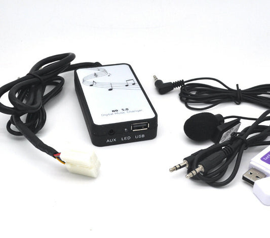 Bluetooth HandFree wheel steering contro AUX Adapter for Honda Odyssey Pilot Fit v