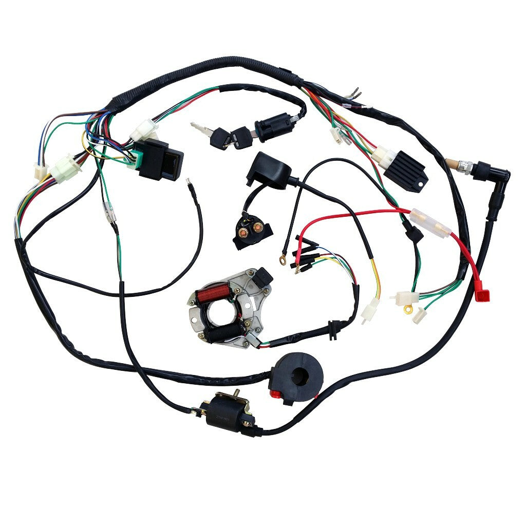 70CC 90CC 110CC 125CC All-Terrain Vehicle (UTV) with Four Electrical Wiring Harnesses - Go-Kart Taodao