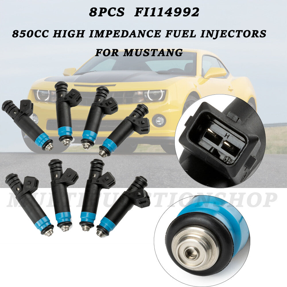 FI114991 8PCS Fuel Injector EV1 for Ford for Mustang GT F-150 Camaro 4.6 5.0 5.4L V8