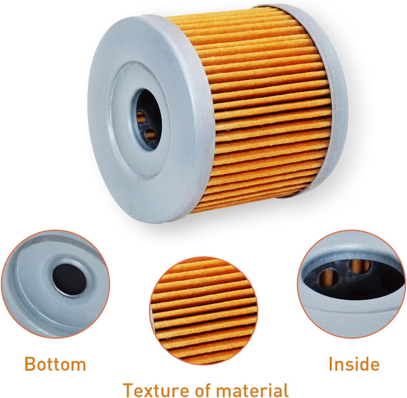 4xOil Filters for Suzuki GZ-125 Marauder GZ 125 1999-2005/LT125 LT-125 1983-1987