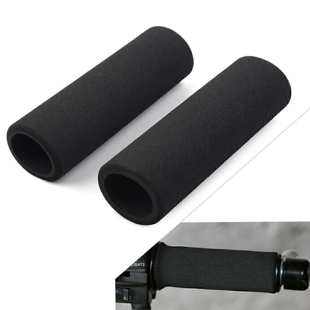 1 Pair Handlebar Covers Slip Over Grips Foam Black for BMW R 1200 GS Adventure