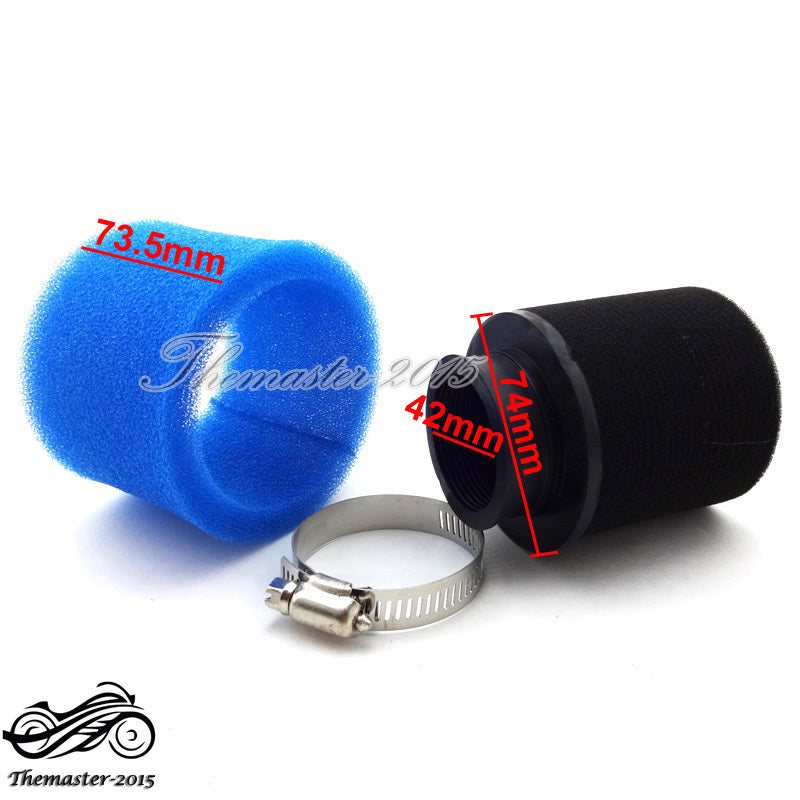 42mm Air Filter For ATV Quad Pit Dirt Trail Bike GY6 150cc Scooter 125cc 140cc Q
