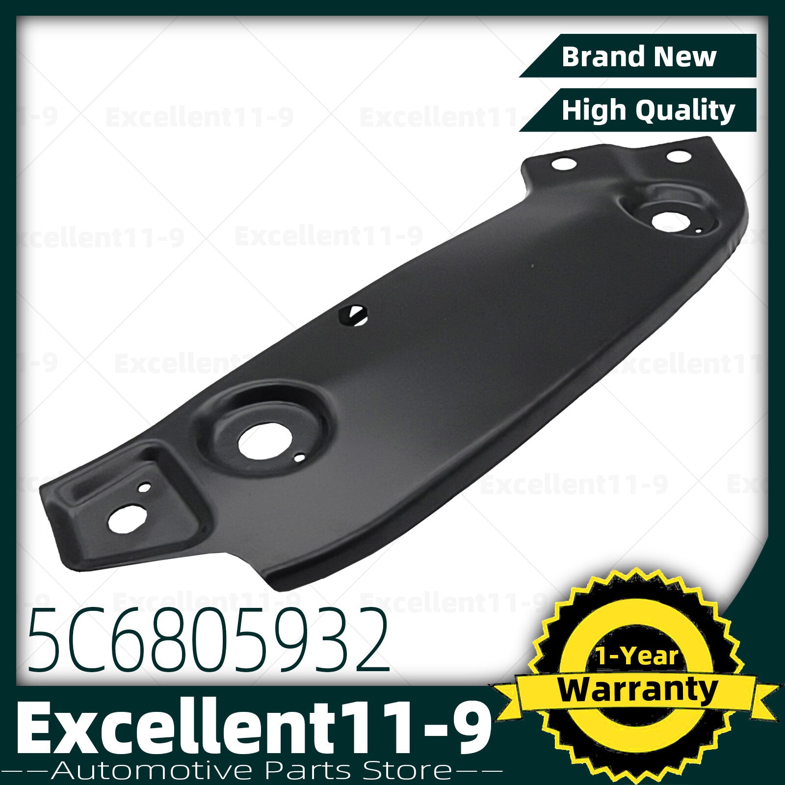 Front upper right radiator bracket #5C6805932, suitable for Jetta 2011, 2012, 2013-2018. n