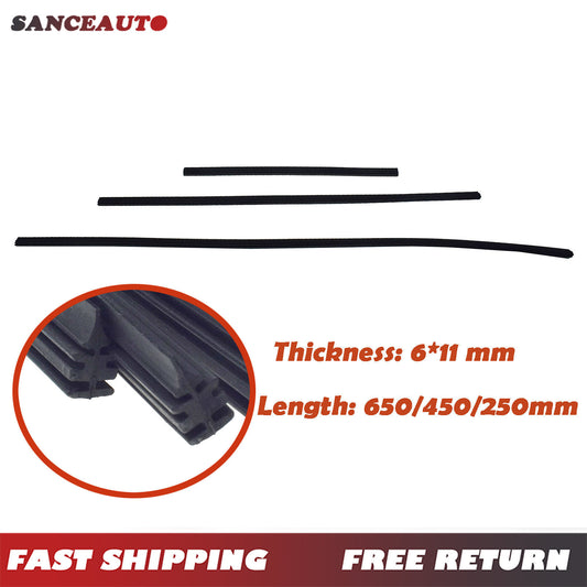 Wiper rubber insert front and rear kit (3 pieces) for -V 2016-2022, 76632-T6L-H02- n