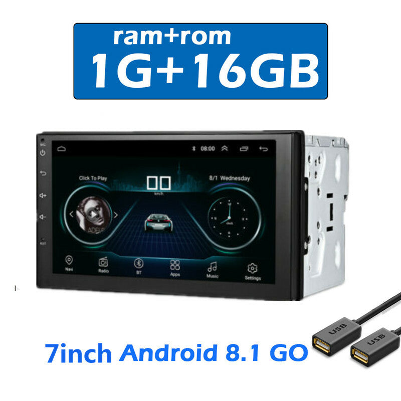 7 Touch Screen 2DIN Android GPS Navigation Car Stereo Radio Player Multimedia