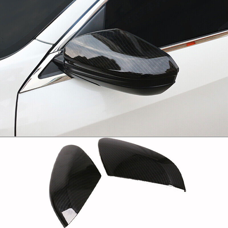 Carbon Fiber Style Door Side Mirror Cover for Honda for Civic 16-21 Sedan Hatchback