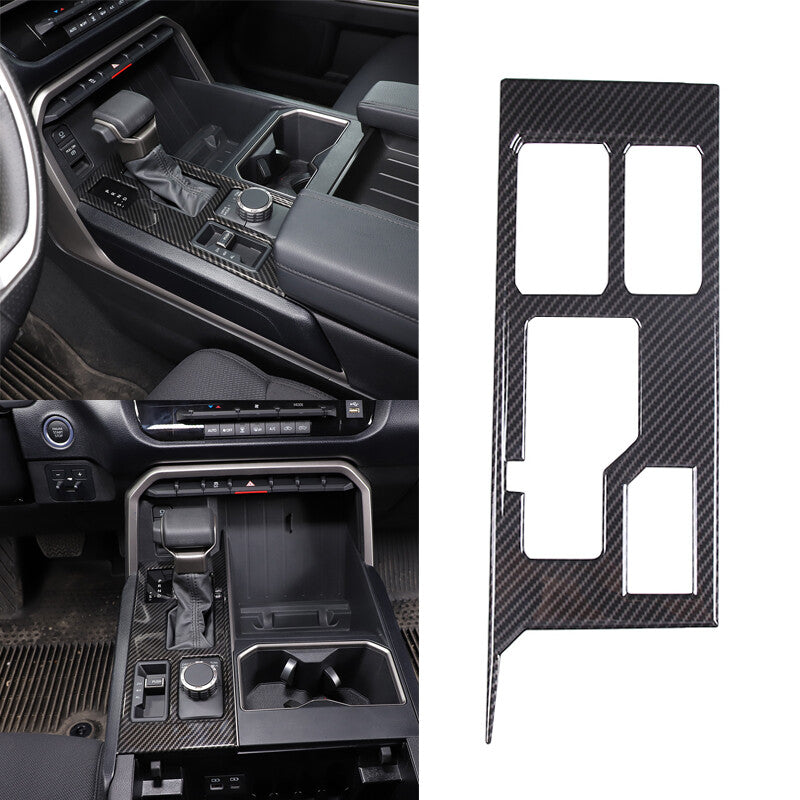 3-Piece Matte Black Center Console Dash Strip Trim for Corvette C8 2020-2024- v