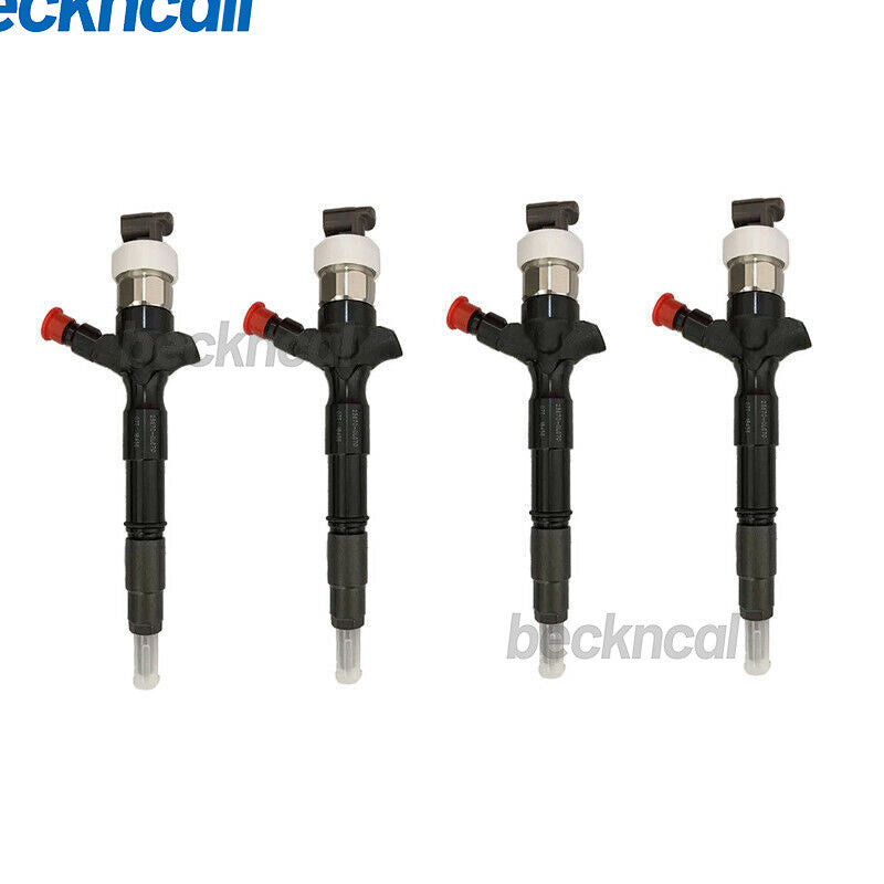4Pcs Diesel Common Rail Injector 23670-30050 Compatible for Toyota 2KD-FTV HIACE