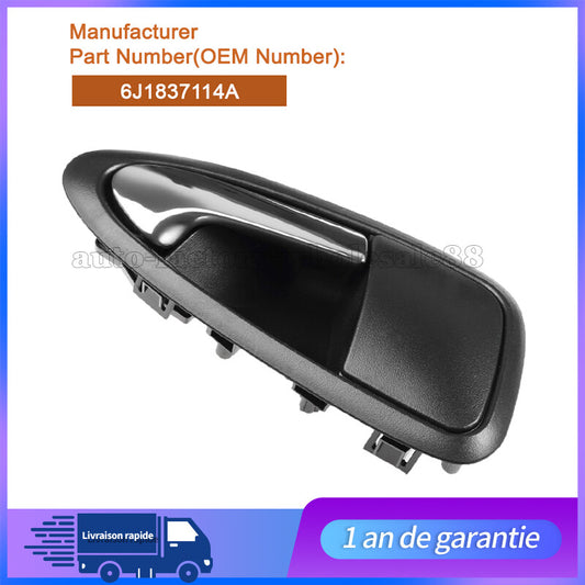 POIGNEE DE PORTE INTERIEURE AVANT DROITE for SEAT Pour IBIZA 6J 2008-2017 GRISE n