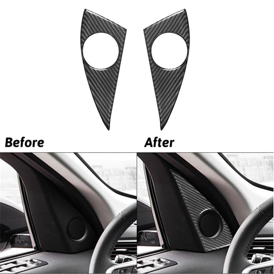 Carbon Fibre Drivers Door Speakers Trim for Land Rover Discovery Sport 2015-19