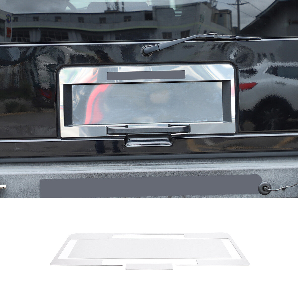 Carbon ABS Side View Mirror Rain Brow Trim for Corvette C8 2020-24- v