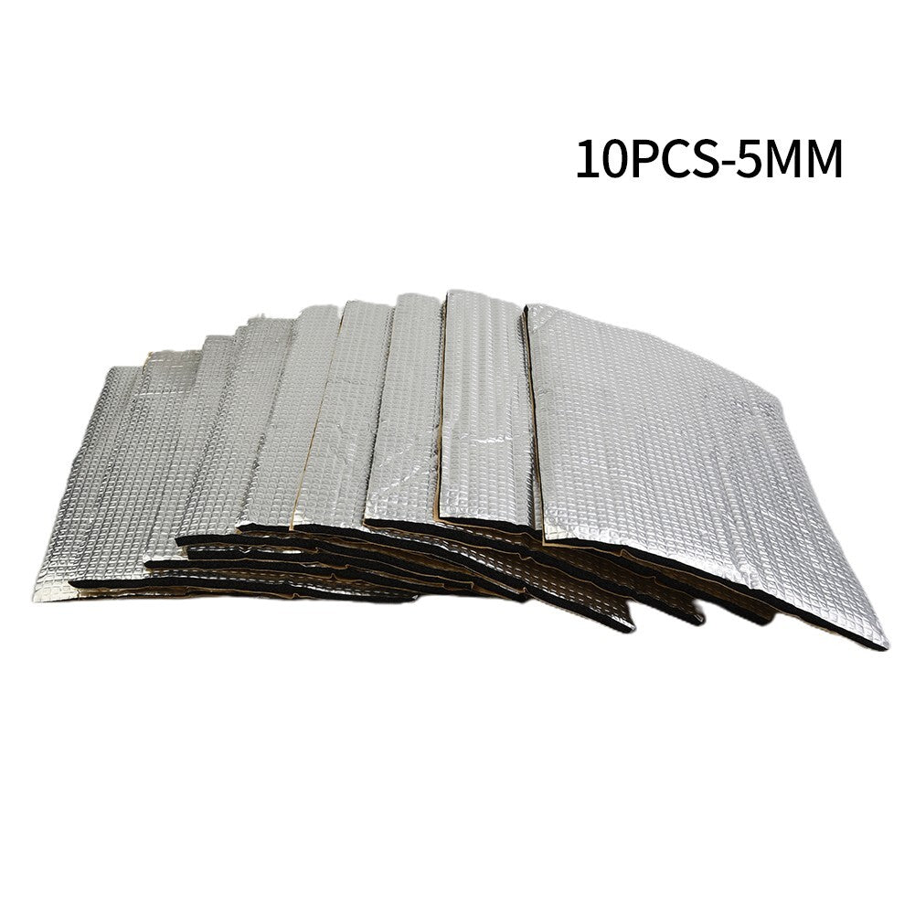 10 sound insulation pads for car quieting, compact van, 5mm automatic