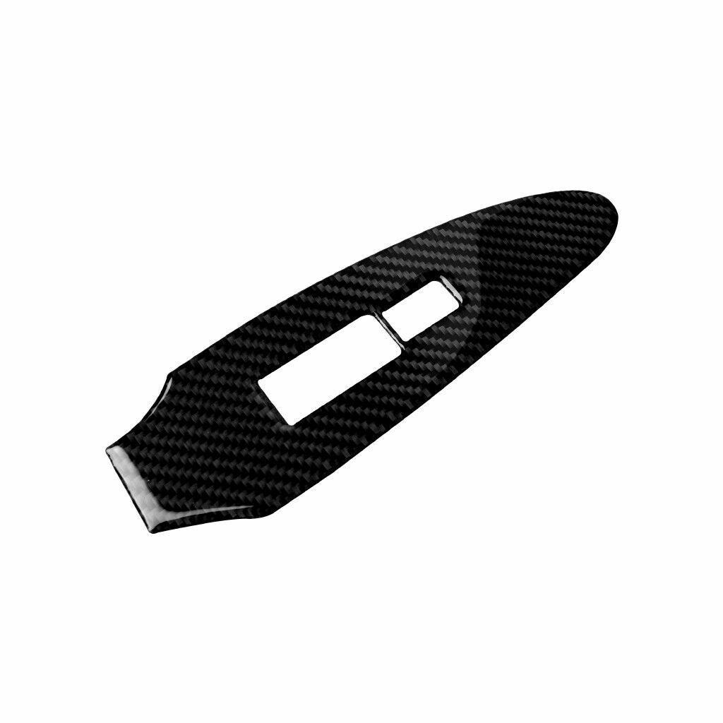 Carbon Fiber Window Lift Switch Button Cover Fit for Nissan 370Z 2009-20