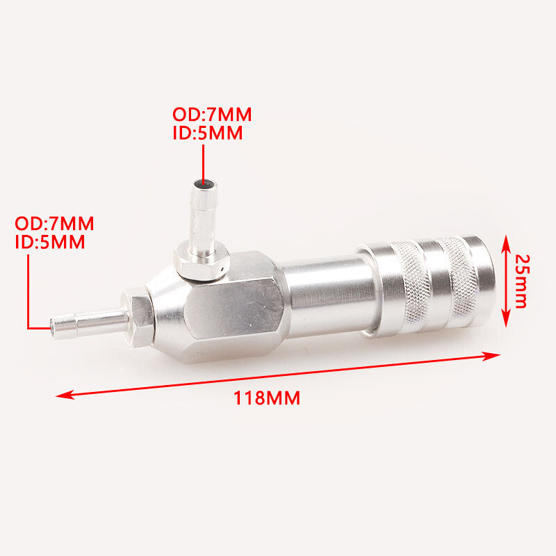 Silver Adjustable Racing Turbo Boost 1-30 Psi Car Manual Boost Controller Kit