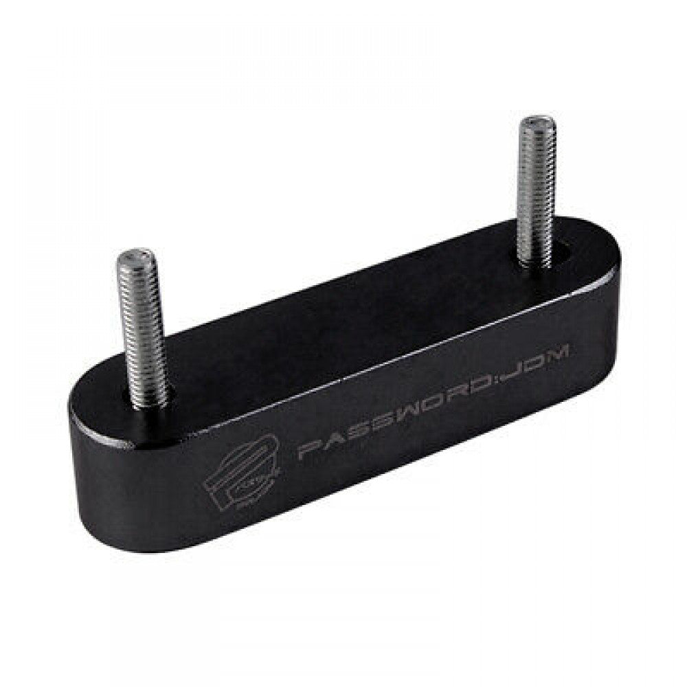 Hood Spacer Risers Set For 90-01 Integra 88-00 CRX JDM Black Q