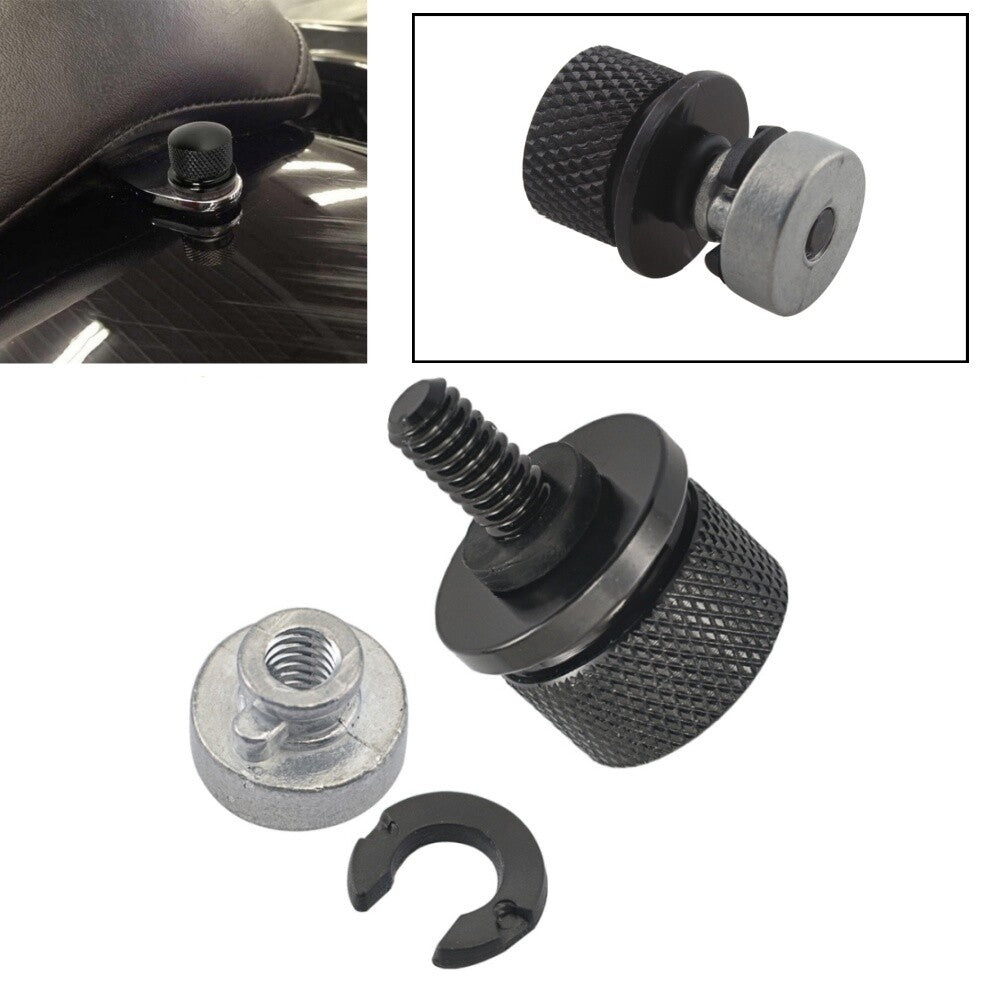Black Rear Fender for Seat Bolt Screw for Harley Touring Sportster Dyna 1996-2023
