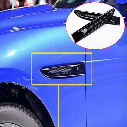 Black Side Fender Air Vent Outlet Fit for Jaguar XF XFL XE F-Pace X761 2016-2021