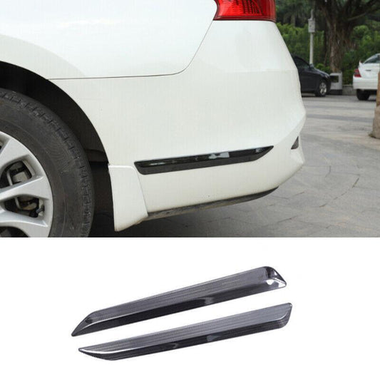 for Nissan Sentra 2013-2019 Black Steel Rear Bumpers Lip Side Skirt Splitter 2pc