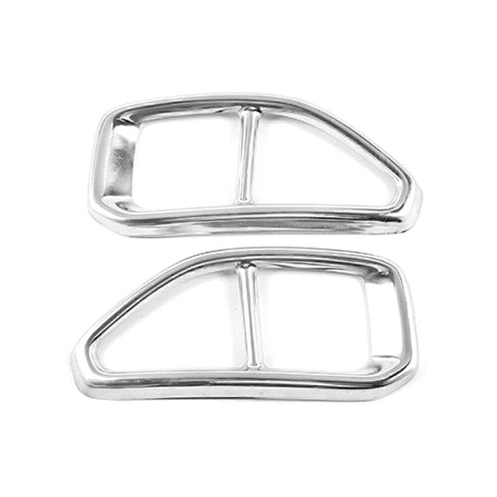 Exhaust Muffler Pipe Tip Tailpipe Cover for BMW 3 series G20 G28 2020+ Silver Q