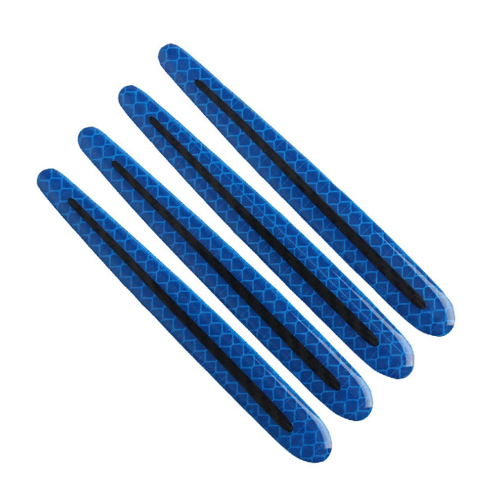 Car Door Handle Reflective Sticker Scratch Protection Universal UK Carbon Fiber