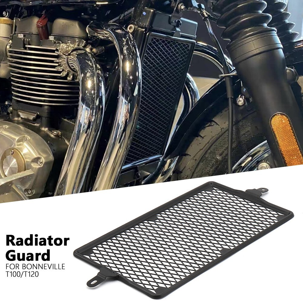 For Bonneville T120/100 Thruxton RS Radiator Guard Grille Cooler Cover Protector